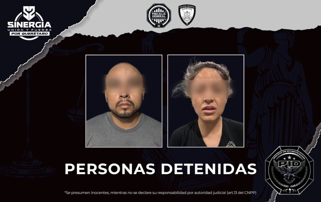 Ambas personas fueron puestas a disposición de la autoridad judicial que las requiere para que se determine su situación jurídica conforme a derecho